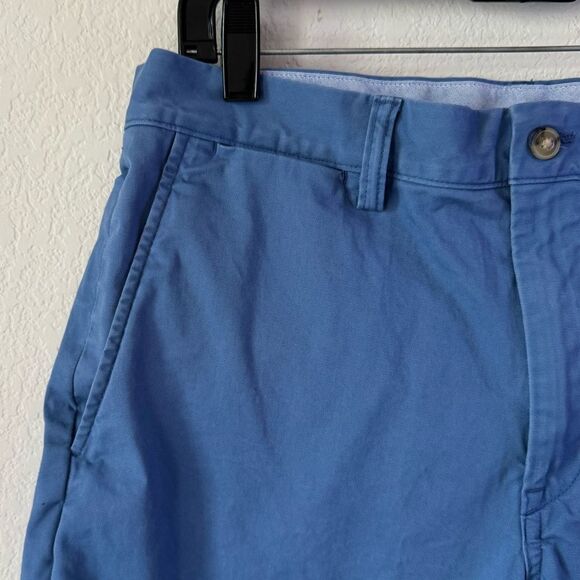 Polo Ralph Lauren Men’s Chino Shorts Sz 32 Classic Fit Light Blue Stretch Golf - Picture 2 of 7